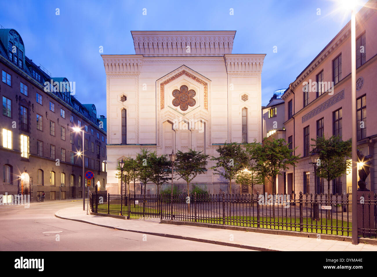 Große Synagoge, Stora Synagogan, Stockholm, Stockholms län, Schweden Stockfoto
