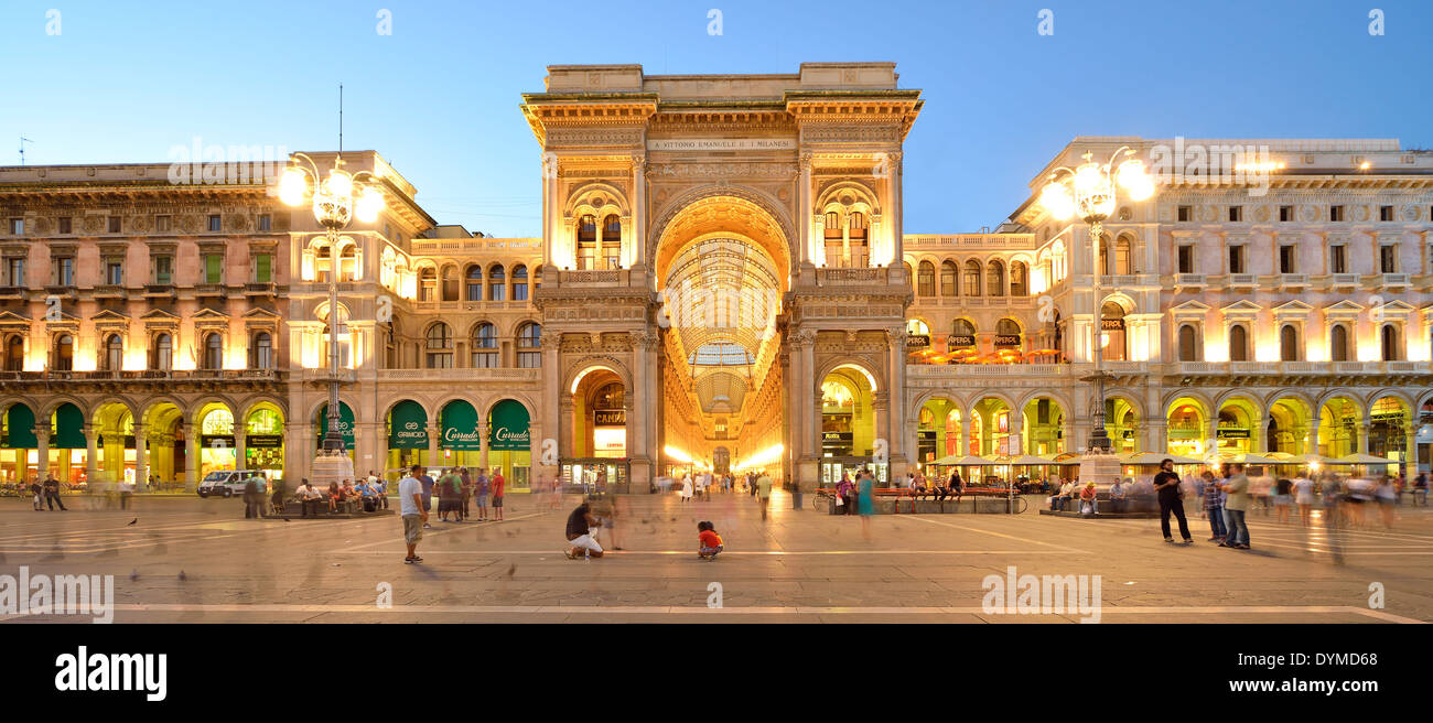 Galleria Vittorio Emanuele Mailand Italien Stockfoto