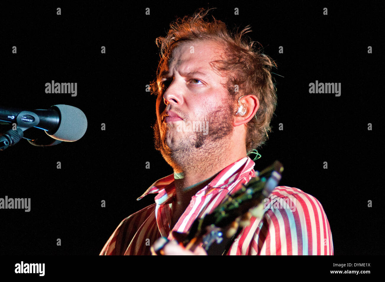 BARCELONA - 27 Juli: Bon Iver (amerikanische Indie-folk-Band gegründet im Jahr 2007 von Singer-Songwriter Justin Vernon). Stockfoto