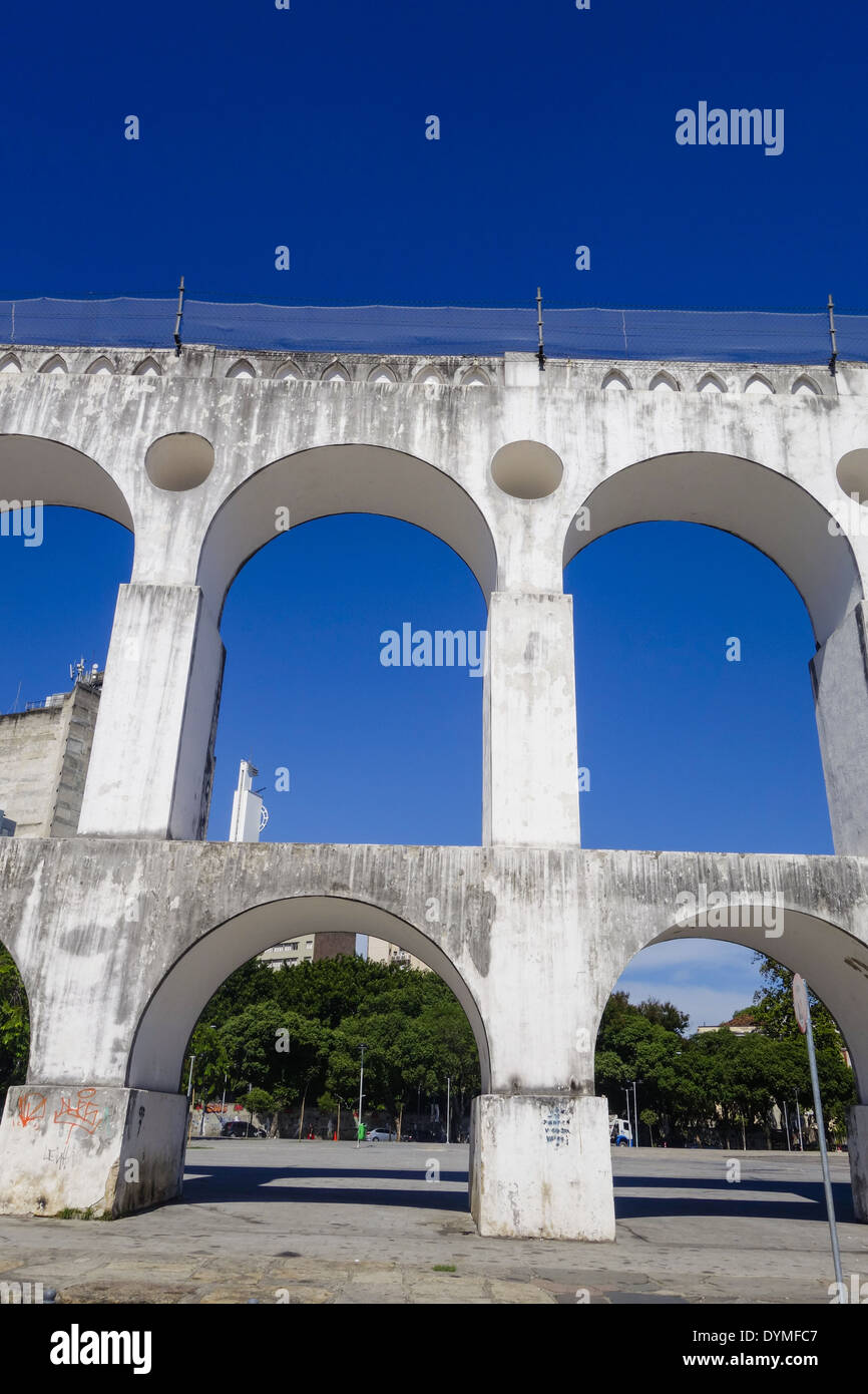 Rio De Janeiro, Centro, Santa Teresa, Arcos da Lapa, Brasilien Stockfoto