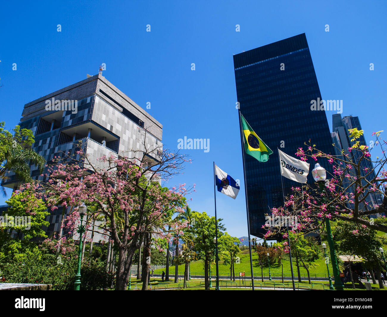Rio De Janeiro, Centro, Avenida Republica tun BNDES, Brasilien, Chile, Petrobras Stockfoto
