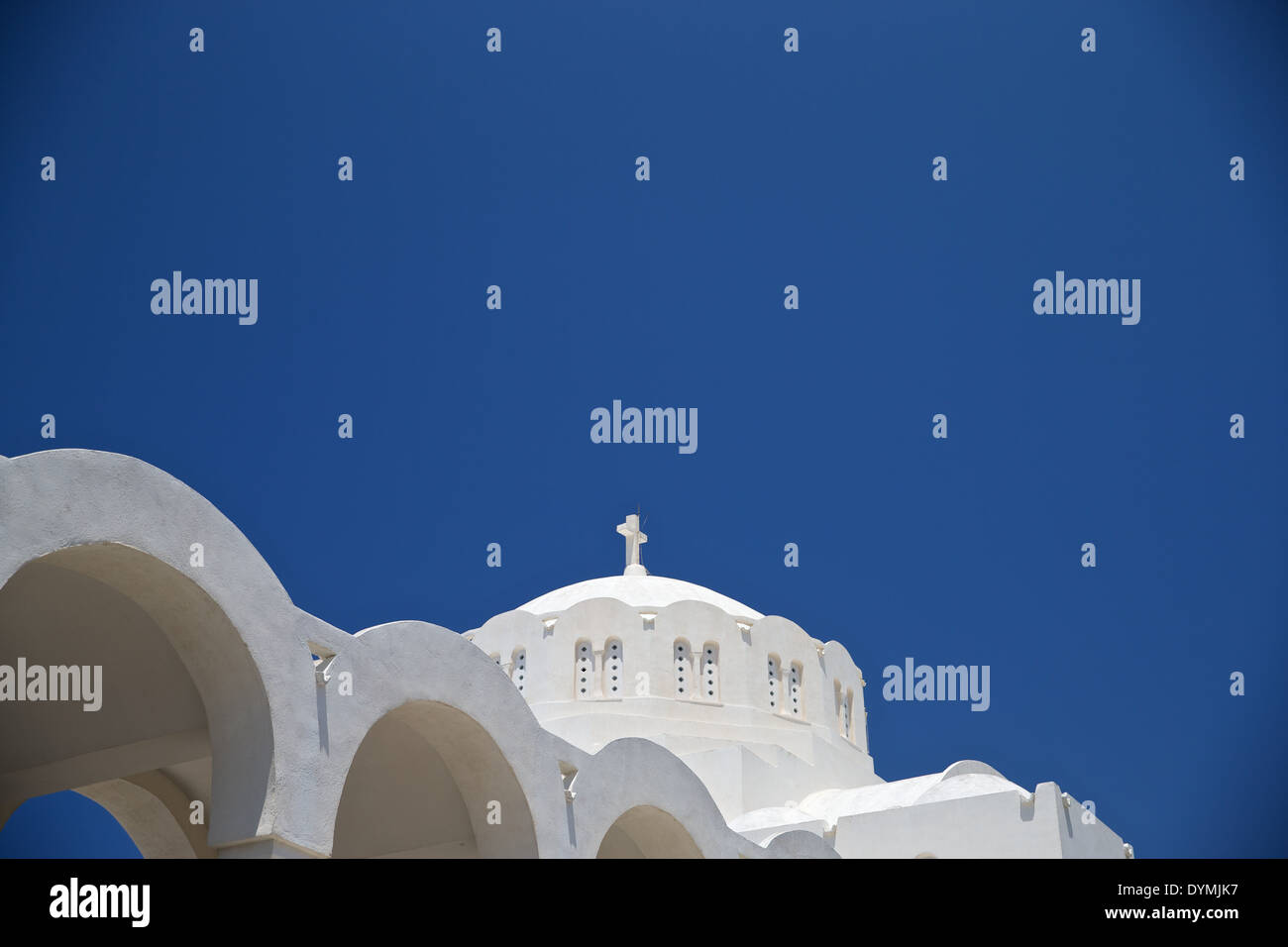 Santorini Griechenland Europa Urlaub Urlaub Sommer europäische Insel mediterranen Stockfoto