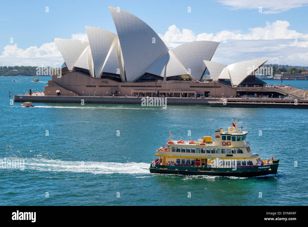 Sydney Australien, Circular Quay, Sydney Harbour, Hafen, Opernhaus, Fähre, Fähren, Parramatta River, Wasser, AU140308103 Stockfoto