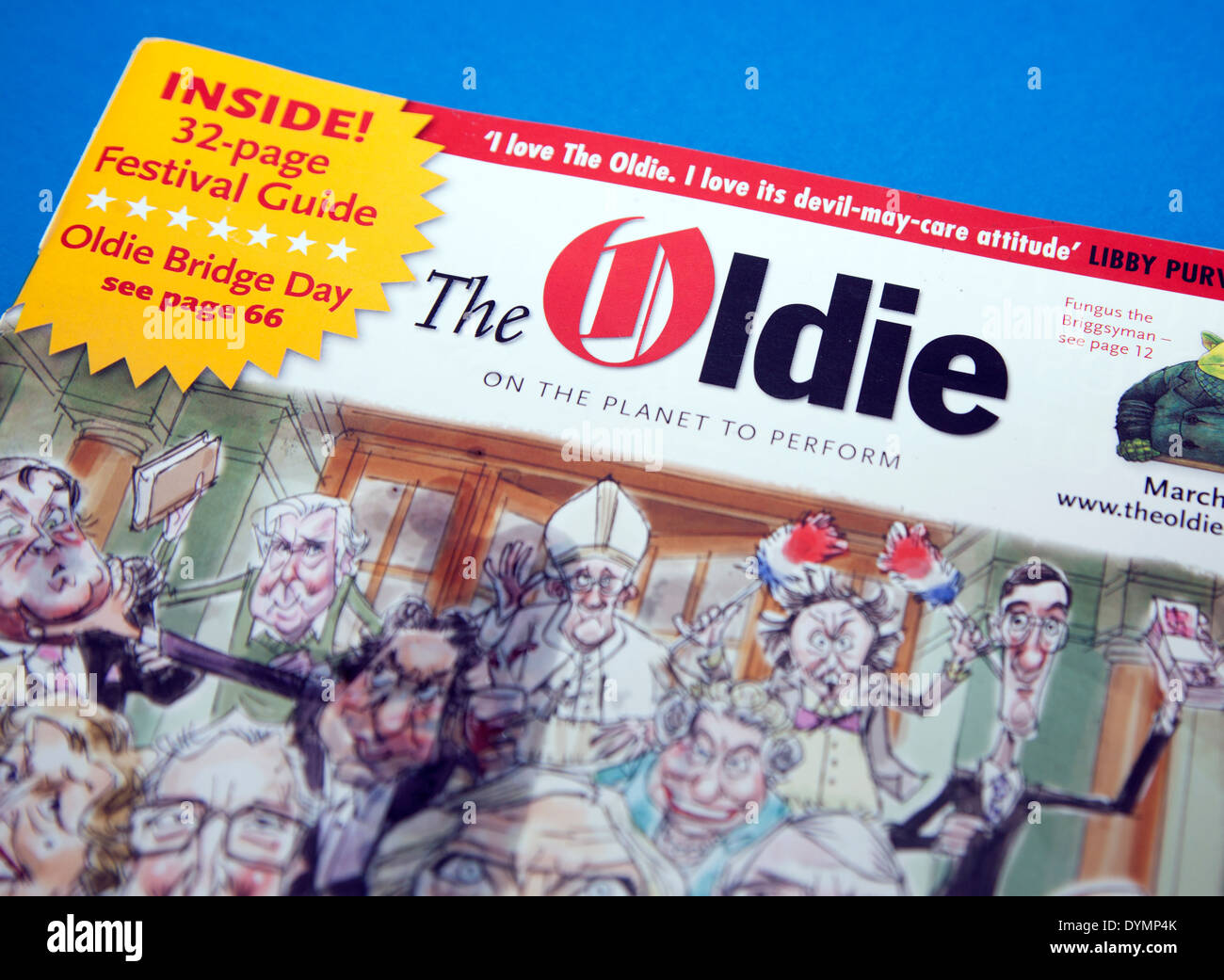 "Oldie"-Magazin, herausgegeben von Richard Ingrams, London Stockfoto