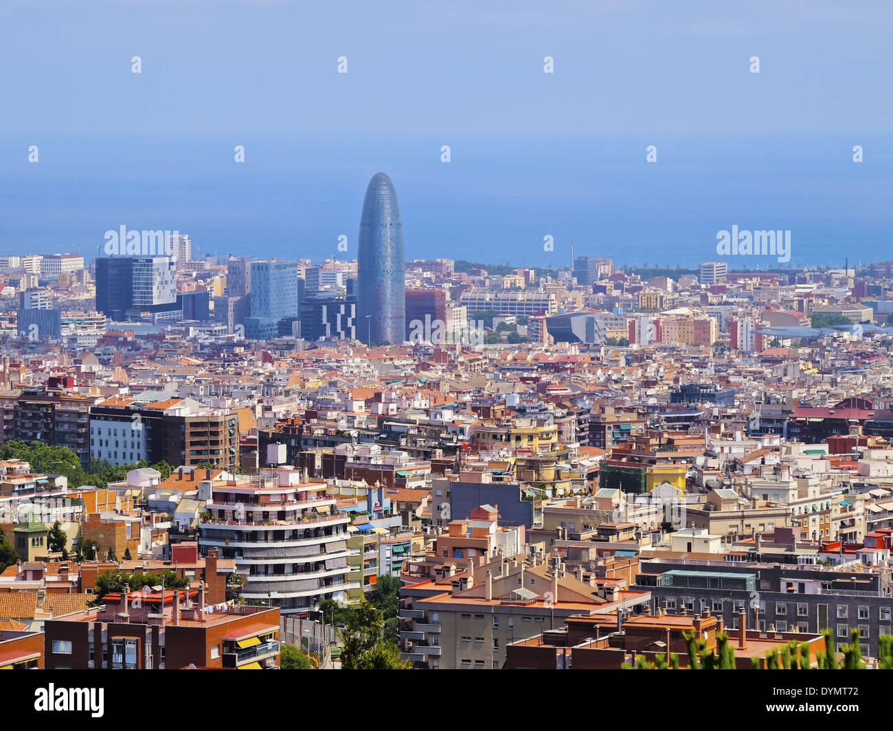 Stadtbild von Barcelona in Katalonien, Spanien Stockfoto