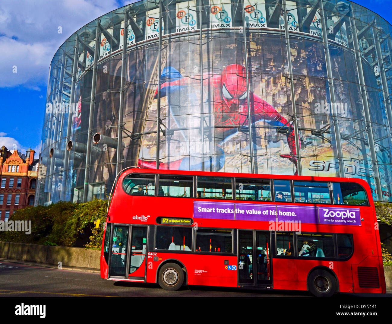BFI London IMAX, South Bank, Waterloo, London, England, Vereinigtes Königreich Stockfoto
