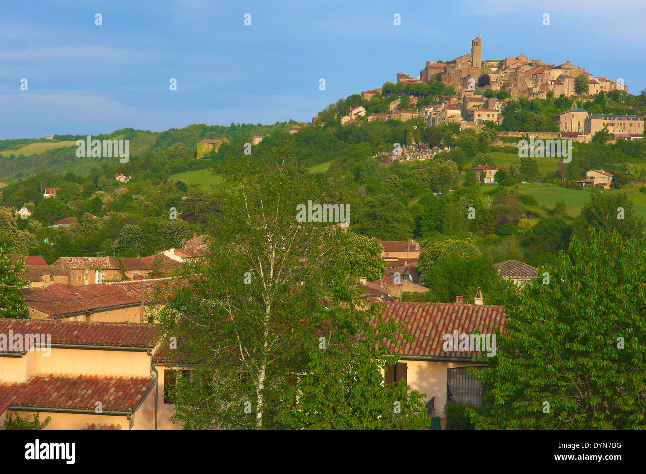 Cordes-Sur-Ciel, Cordes-Sur-Ciel, Tarn Abteilung, Midi-Pyrénées, Frankreich, Europa Stockfoto