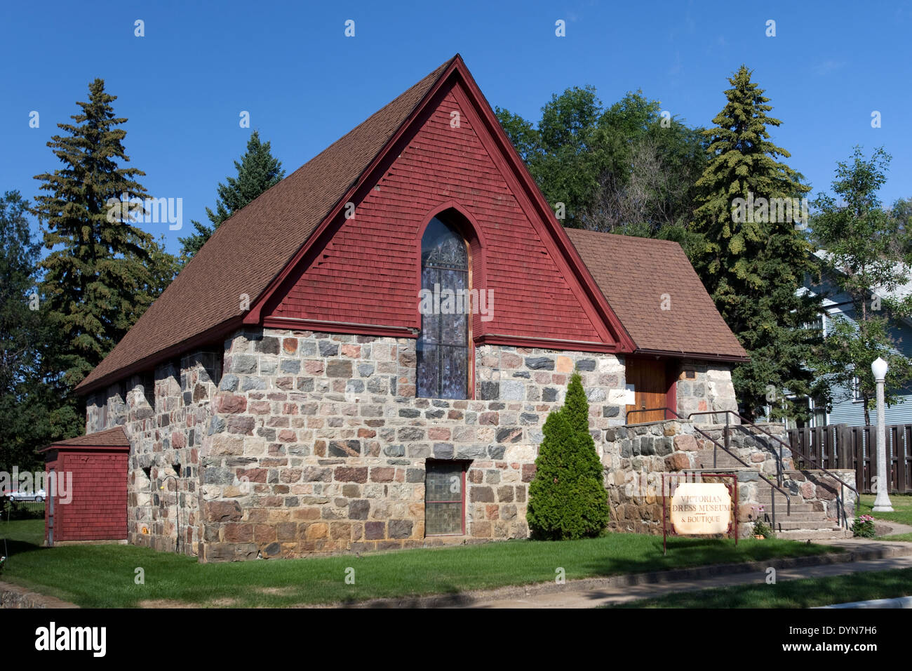 St. Pauls Episcopal Church in Rugby, North Dakota Stockfoto