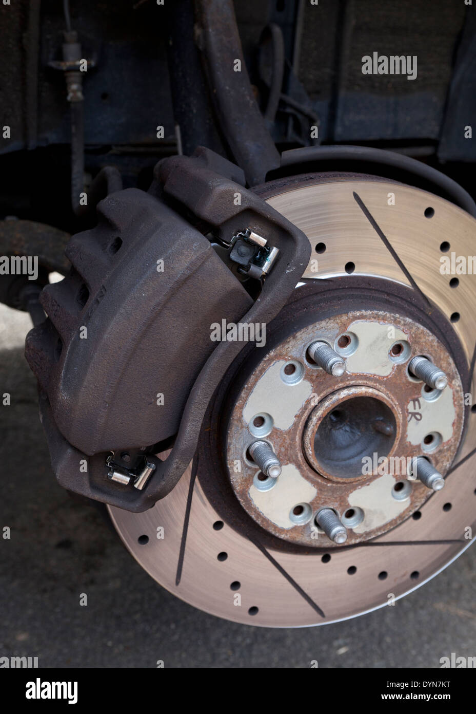 Auto-Brems-system Stockfoto