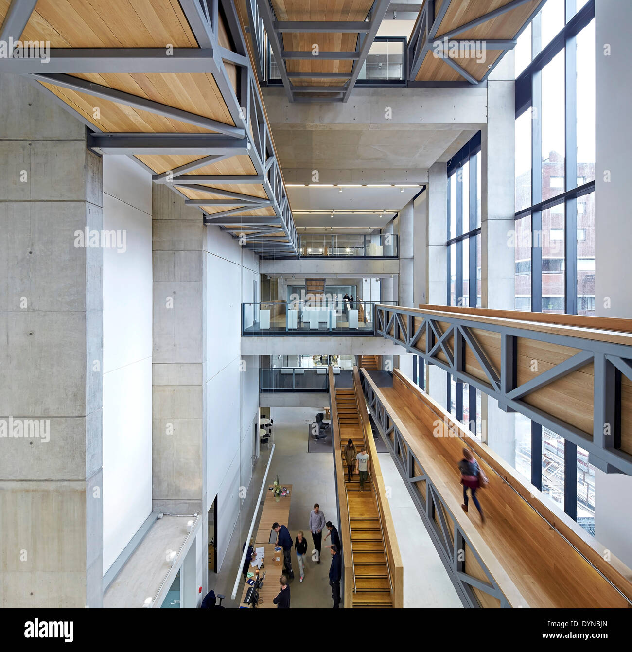 Manchester School of Art an der MMU, Manchester, Vereinigtes Königreich. Architekt: Feilden Clegg Bradley Studios LLP, 2014. Stockfoto