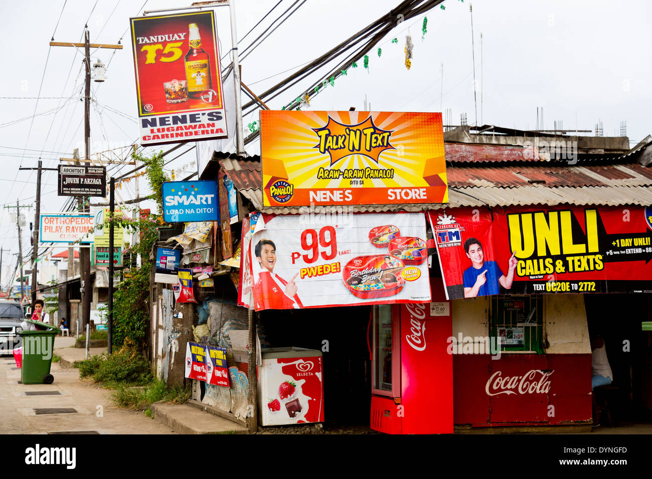 Kiosk in Puerto Princesa, Palawan, Philippinen Stockfoto