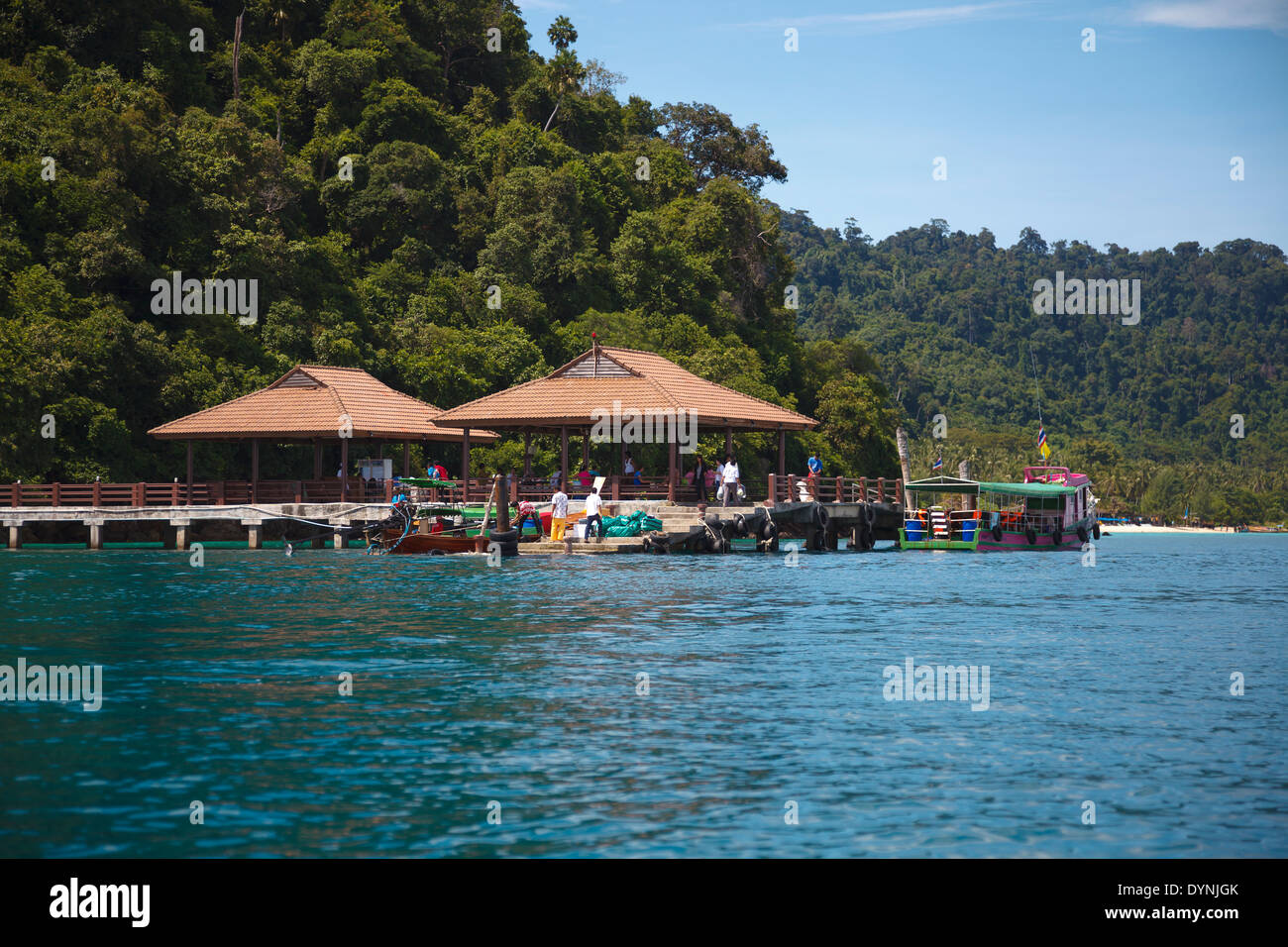 Ko Ngai, eine tropische Insel in der Andamanensee, Thailand. Foto V.D. Stockfoto