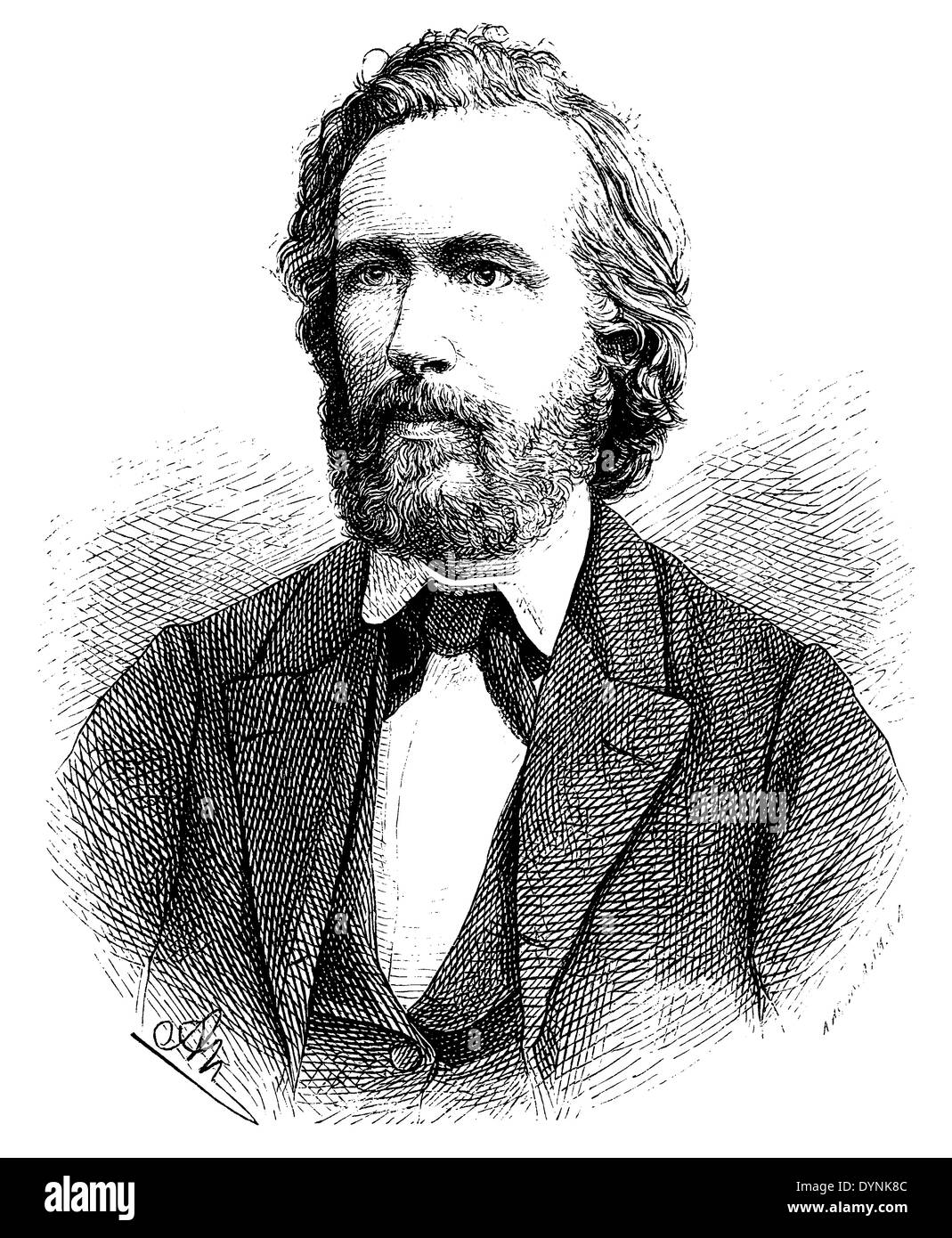 Ernst Heinrich Haeckel (geboren 16. Februar 1834) Stockfoto