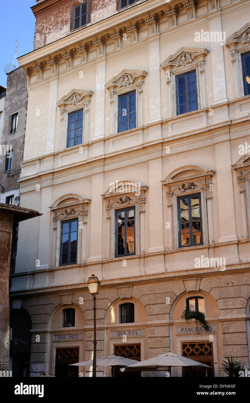 Italien, Rom, Palazzo Orsini Pio Righetti Stockfoto