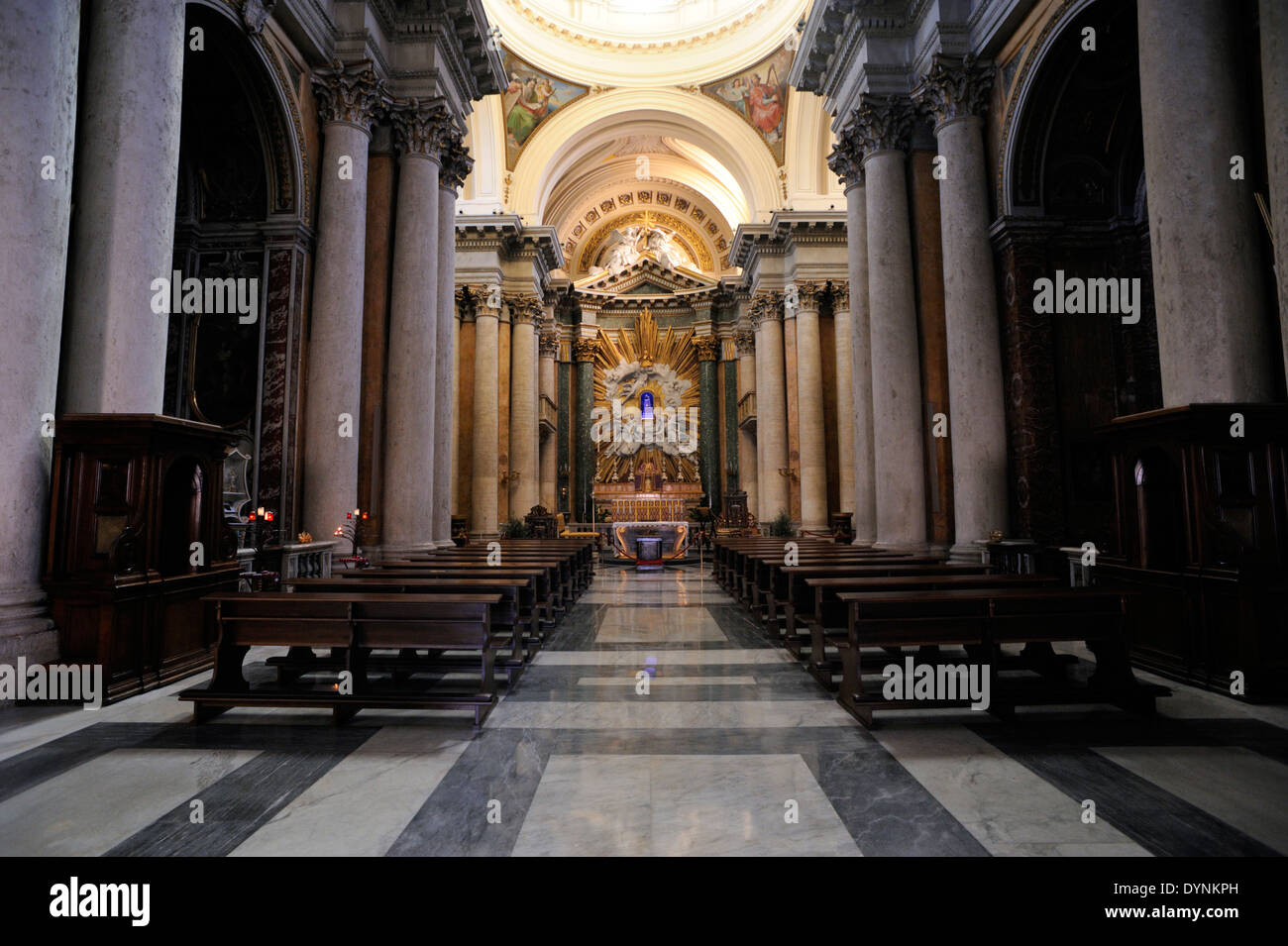 Italien, Rom, Kirche San Salvatore in Lauro Stockfoto