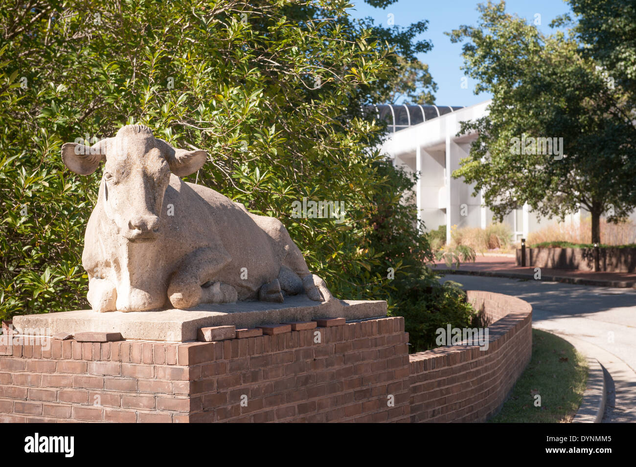 Statue der Kuh, die Festlegung auf die Maryland Abteilung Landwirtschaft Annapolis, Maryland Stockfoto