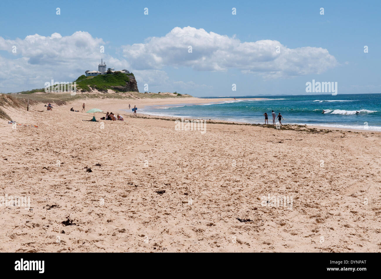 Nobbys Strand, Newcastle, New South Wales, Australien. Stockfoto