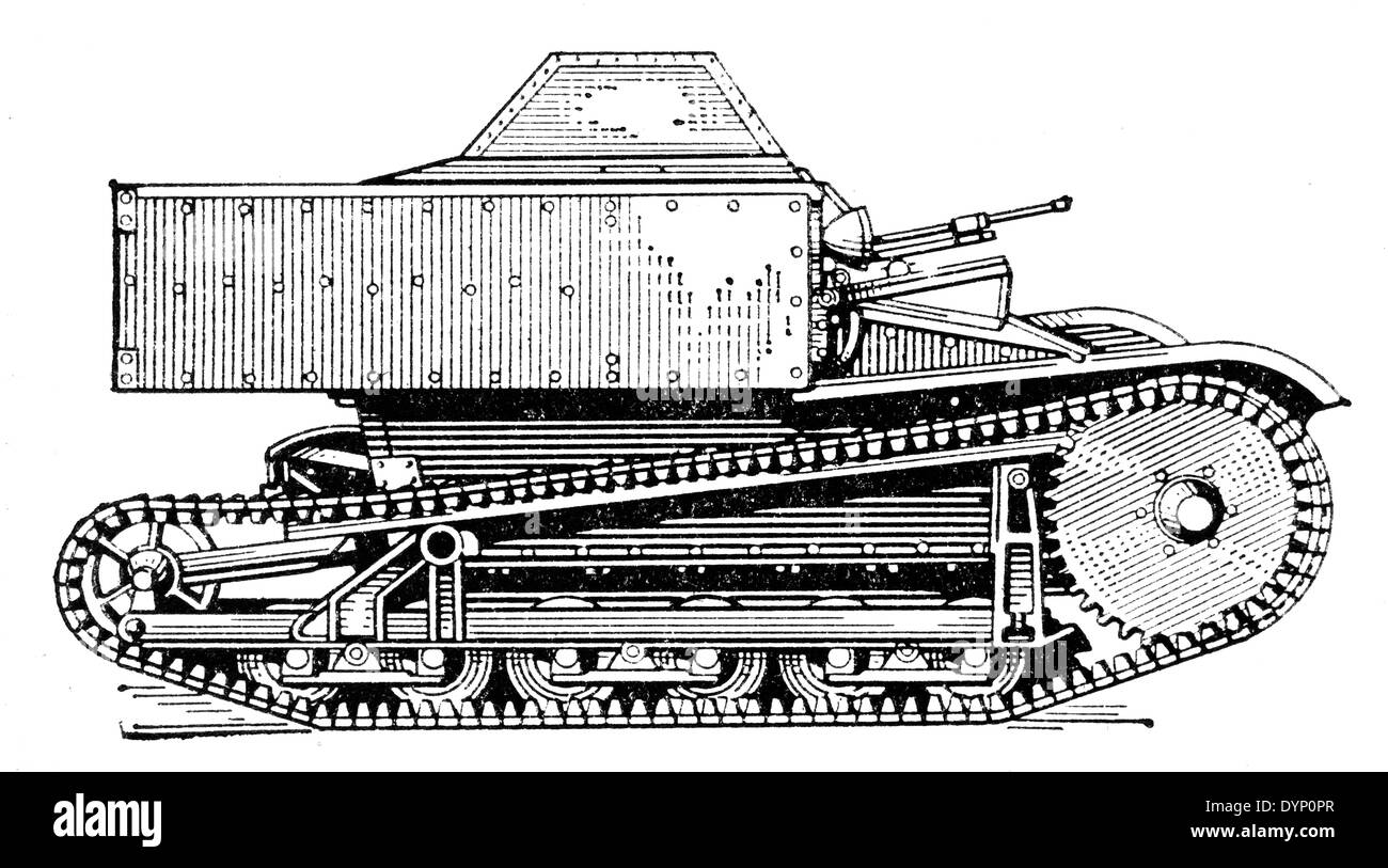 T-27 leichte Panzer, Tankette, USSR Stockfoto