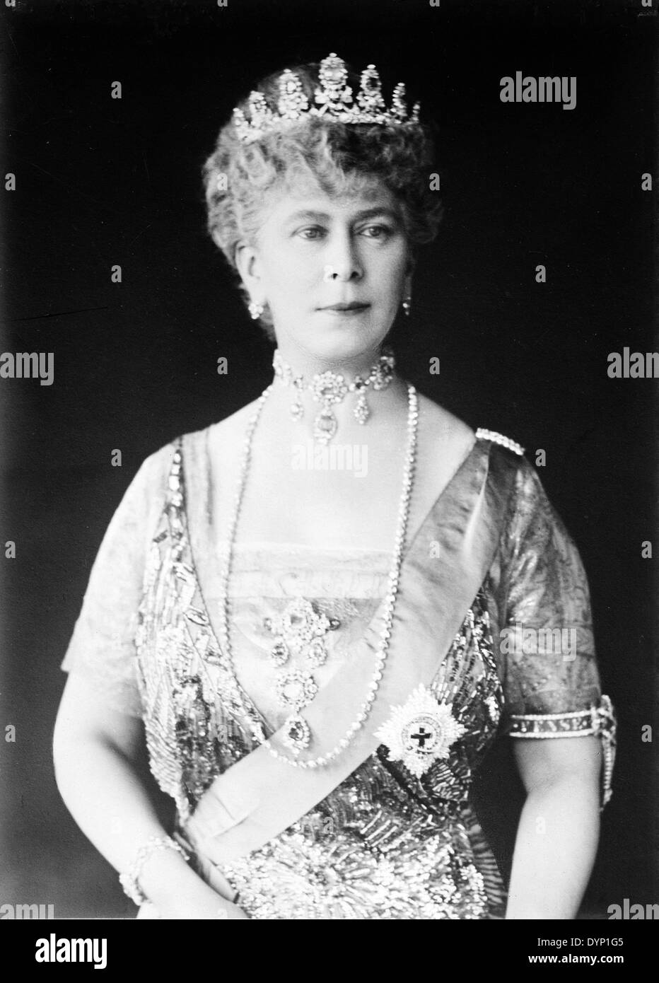 QUEEN Sie MARY von Teck (1867-1953) Frau von König George V ca. 1912 Stockfoto