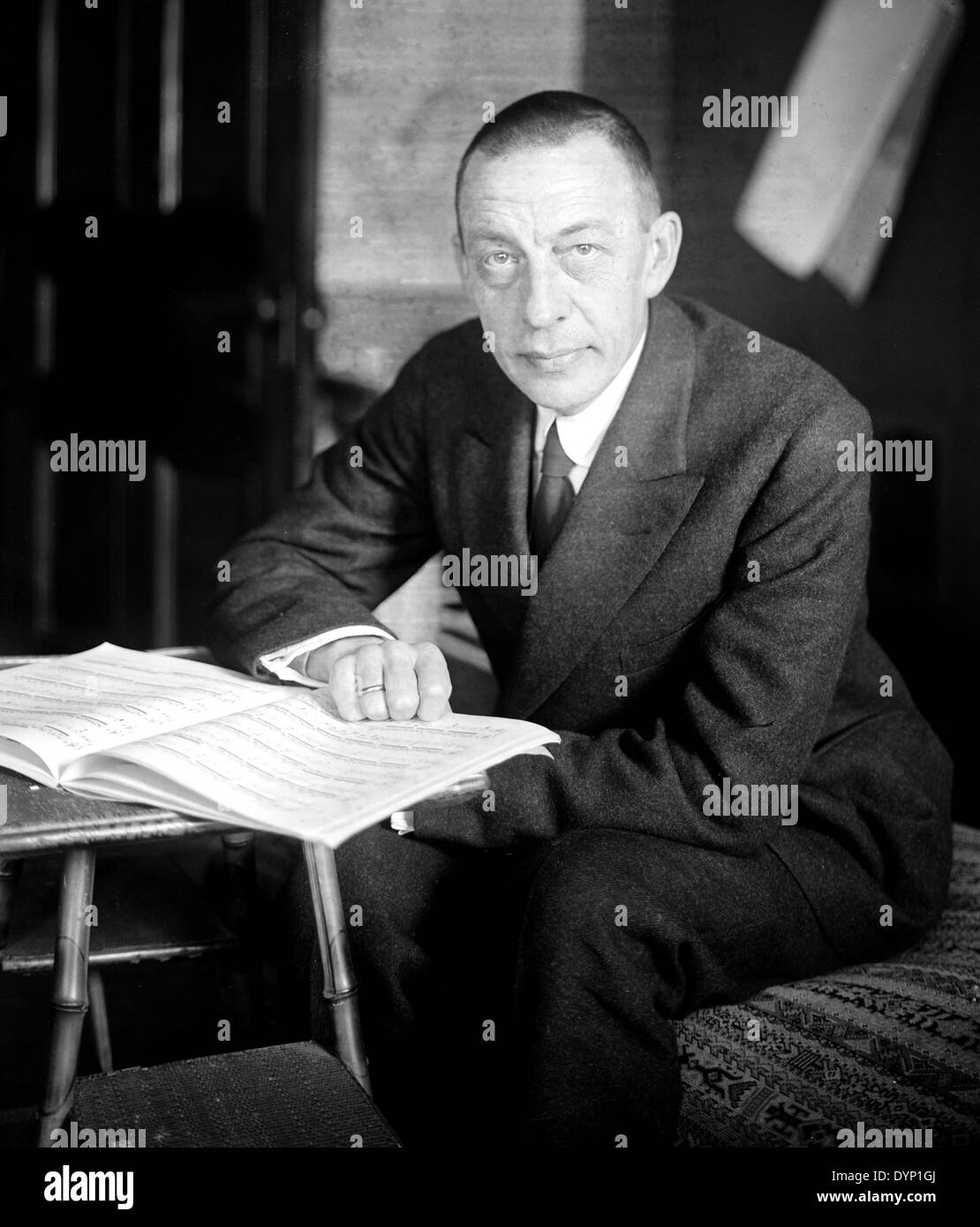 SERGEI RACHMANINOFF (1873-1943), russischer Komponist und pianist Stockfoto