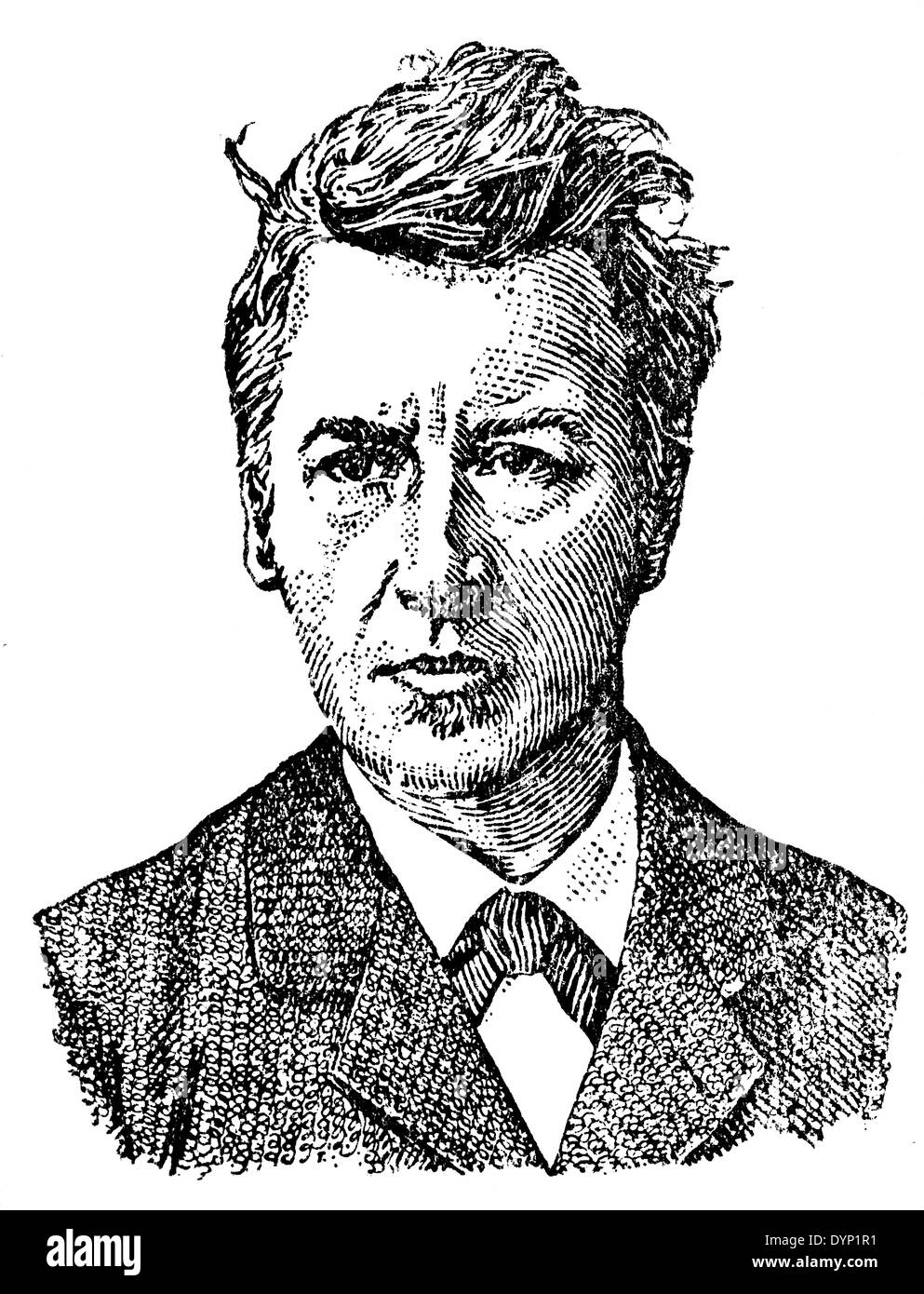 Jacobus Henricus van ' t Hoff (1852-1911), niederländischer körperlichen und organischen Chemiker, Sieger von Nobelpreis in der Chemie Stockfoto