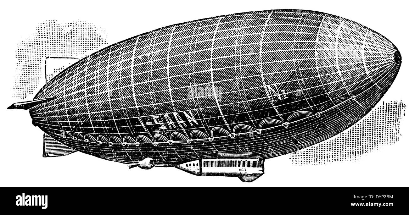 Luftschiff Norge (1926), Italien, Illustration aus sowjetischen Enzyklopädie, 1926 Stockfoto