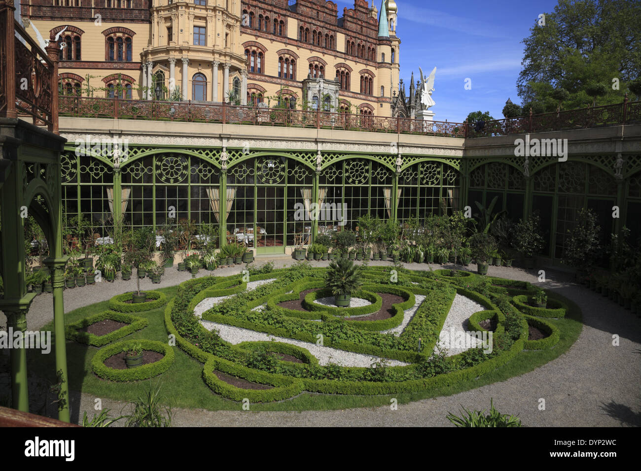 Schwerin, Schloss und Orangerie, Mecklenburg Western Pomerania, Deutschland, Europa Stockfoto
