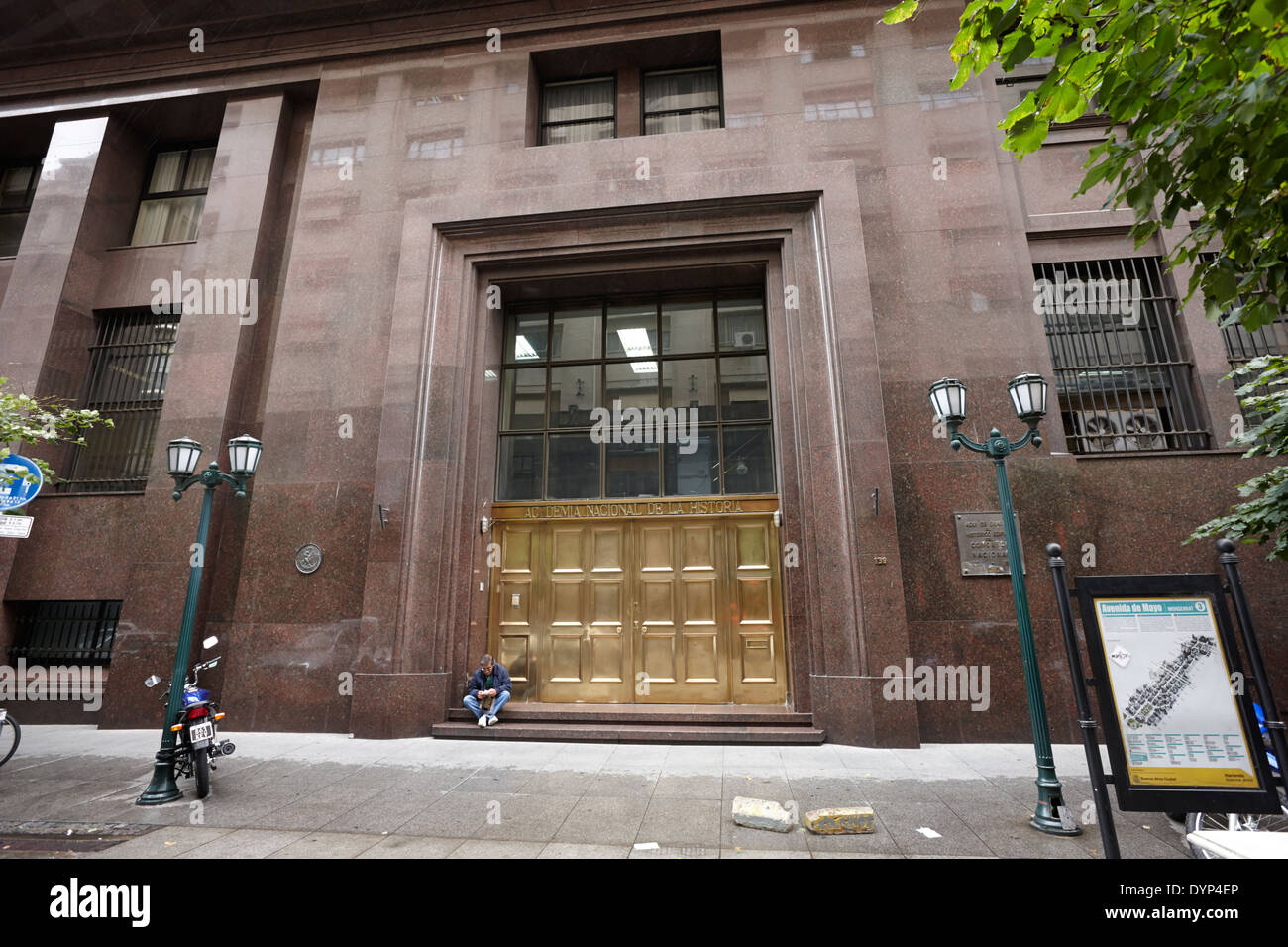 Academia Nacional De La Historia Buenos Aires Argentinien Stockfoto