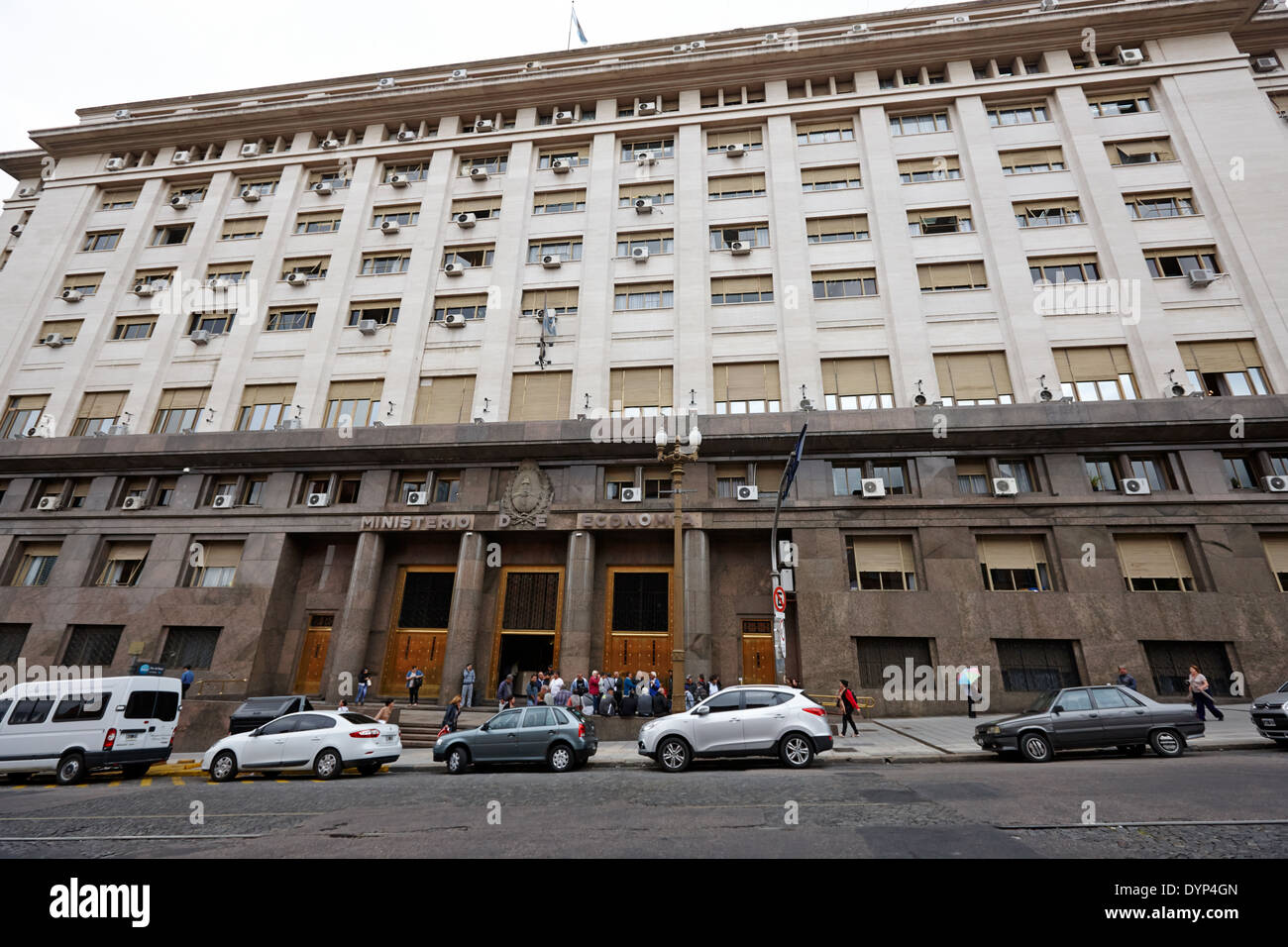 Ministerio de Economia y Finanzas Publicas Wirtschaft und öffentlichen Finanzministerium Gebäude Buenos Aires Argentinien Stockfoto