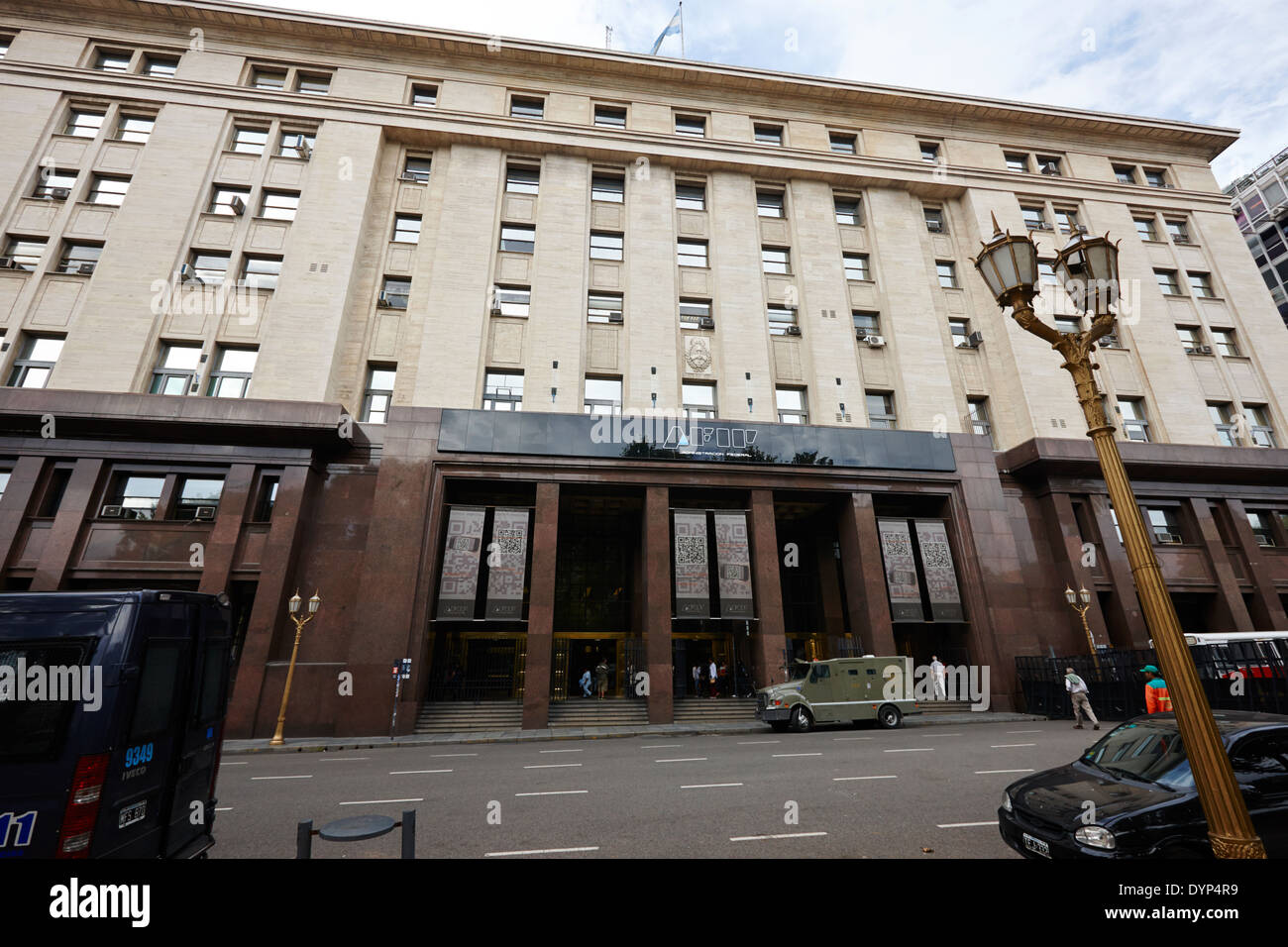 AFIP Administracion federal de Ingresos können Buenos Aires Argentinien Stockfoto