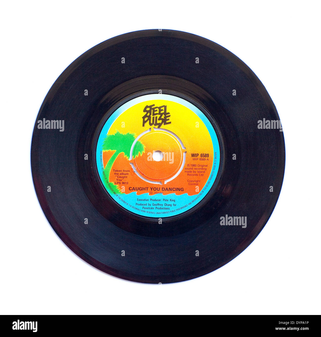 Steel Pulse, erwischt Sie tanzen, Island Records 1980 Stockfoto