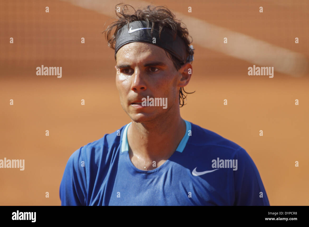 Barcelona, Spanien. 23. April 2014. BARCELONA - Spanien - 23 APRIL: Rafa Nadal während des Spiels zwischen Rafael Nada und Albert Ramos für Barcelona Open Banc Sabadell, 62 Trofeo Conde de Godo, gespielt an der Tennis-RC-Barcelona am 23. April 2014. (Foto: Aline Delfim/Urbanandsport) Bildnachweis: Aline Delfim/NurPhoto/ZUMAPRESS.com/Alamy Live-Nachrichten Stockfoto