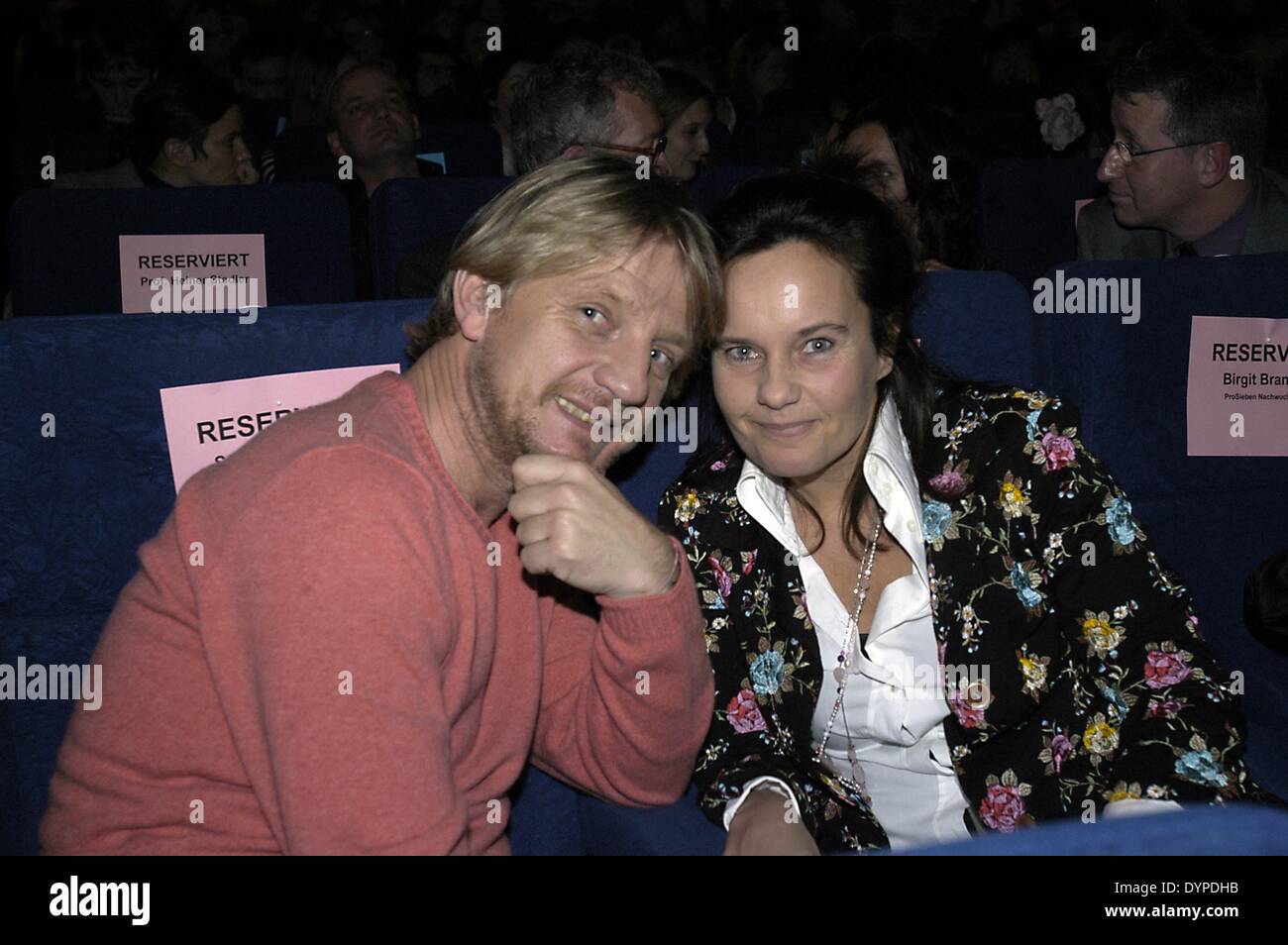 Sönke Wortmann und Caroline Link auf den 25. Internationales Festvial der Filmhochschulen in München, 2005 Stockfoto