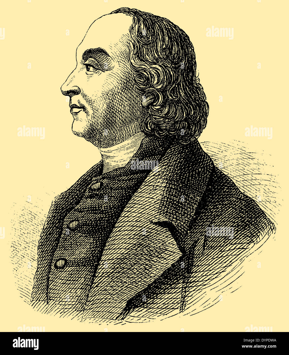 Hans Georg Naegeli (geboren 16. Mai 1768, gestorben 26. Dezember 1836) Stockfoto