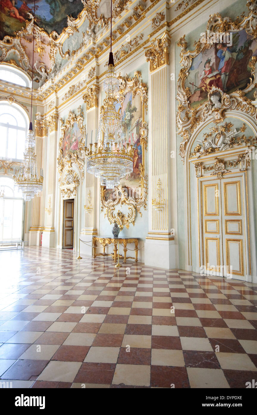 Deutschland, Bayern, München, Schloss Nymphenburg Palace, Zimmer Stockfoto