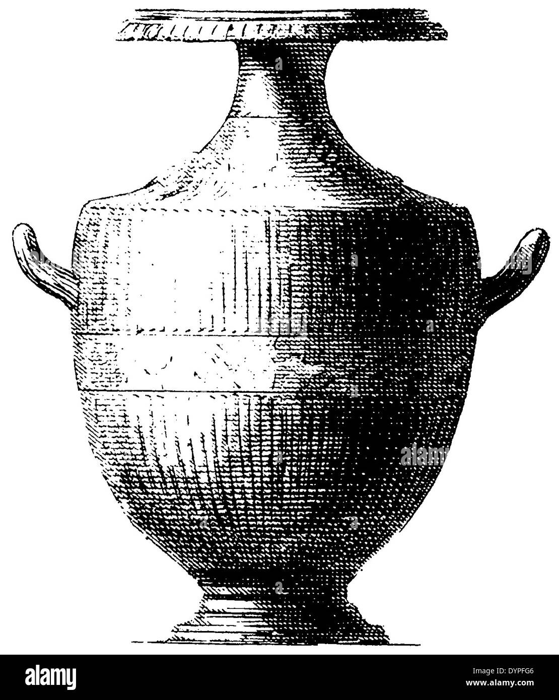 Griechenland: Lehm-vase Stockfoto