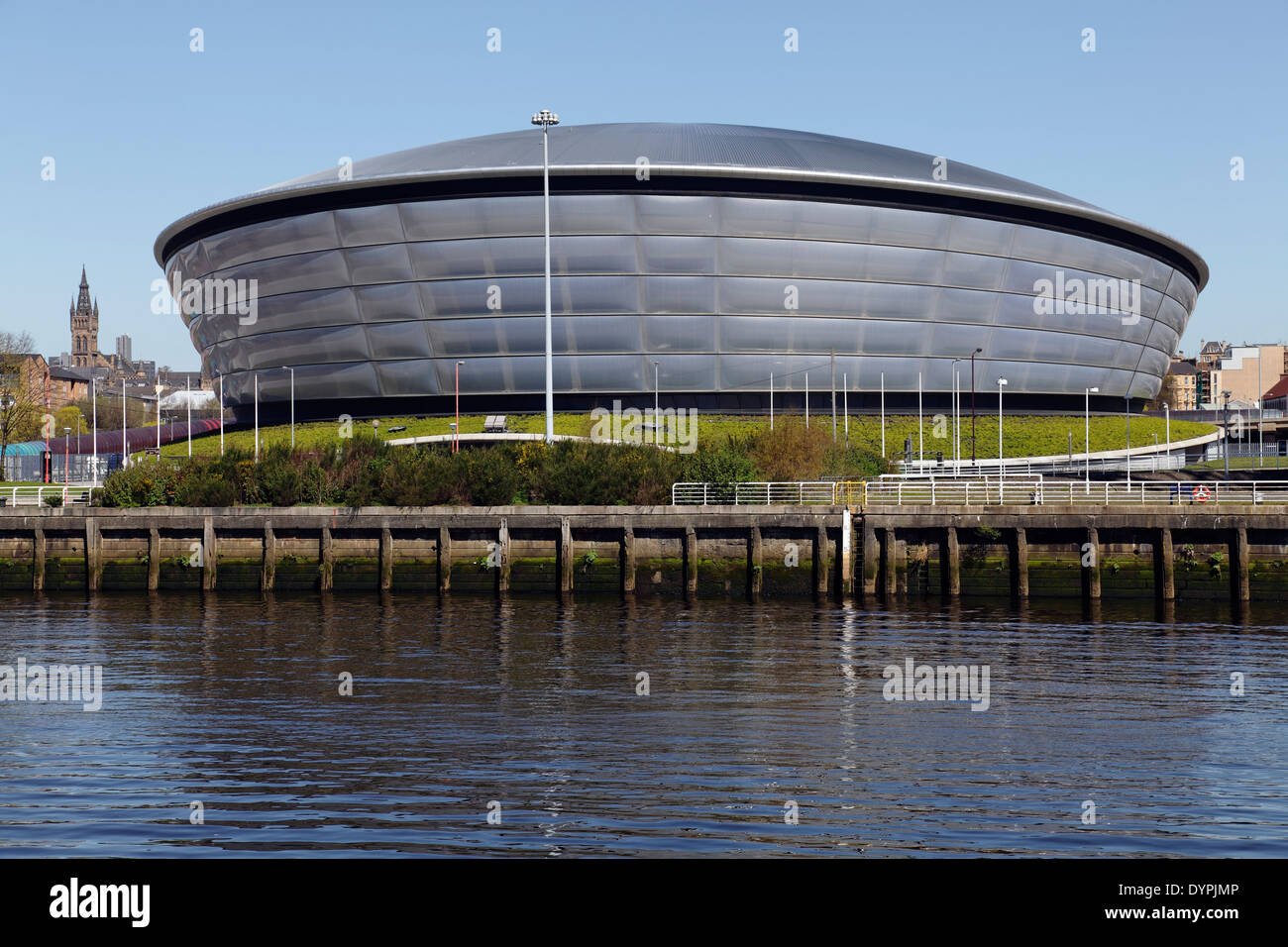 Die SSE Hydro Arena im SEC Center in Glasgow, Schottland, Großbritannien Stockfoto