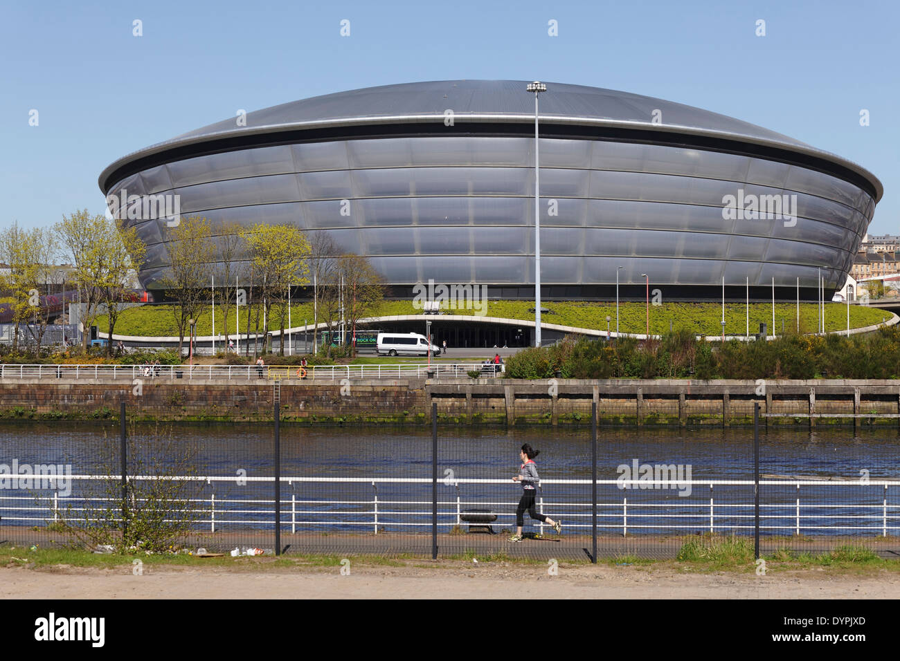 Die SSE Hydro Arena im SEC Center in Glasgow, Schottland, Großbritannien Stockfoto