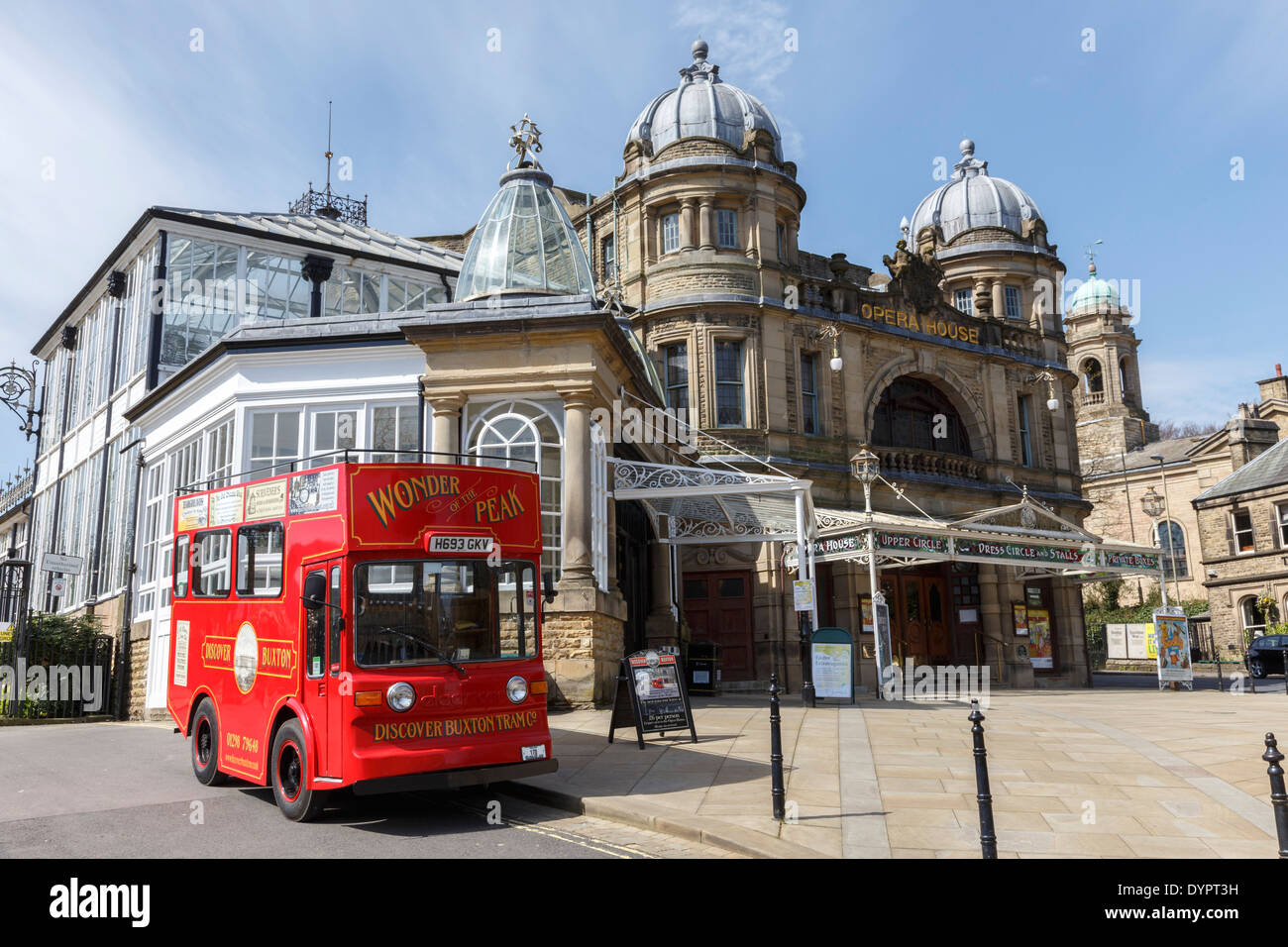 Buxton Stadt Derbyshire England uk Stockfoto