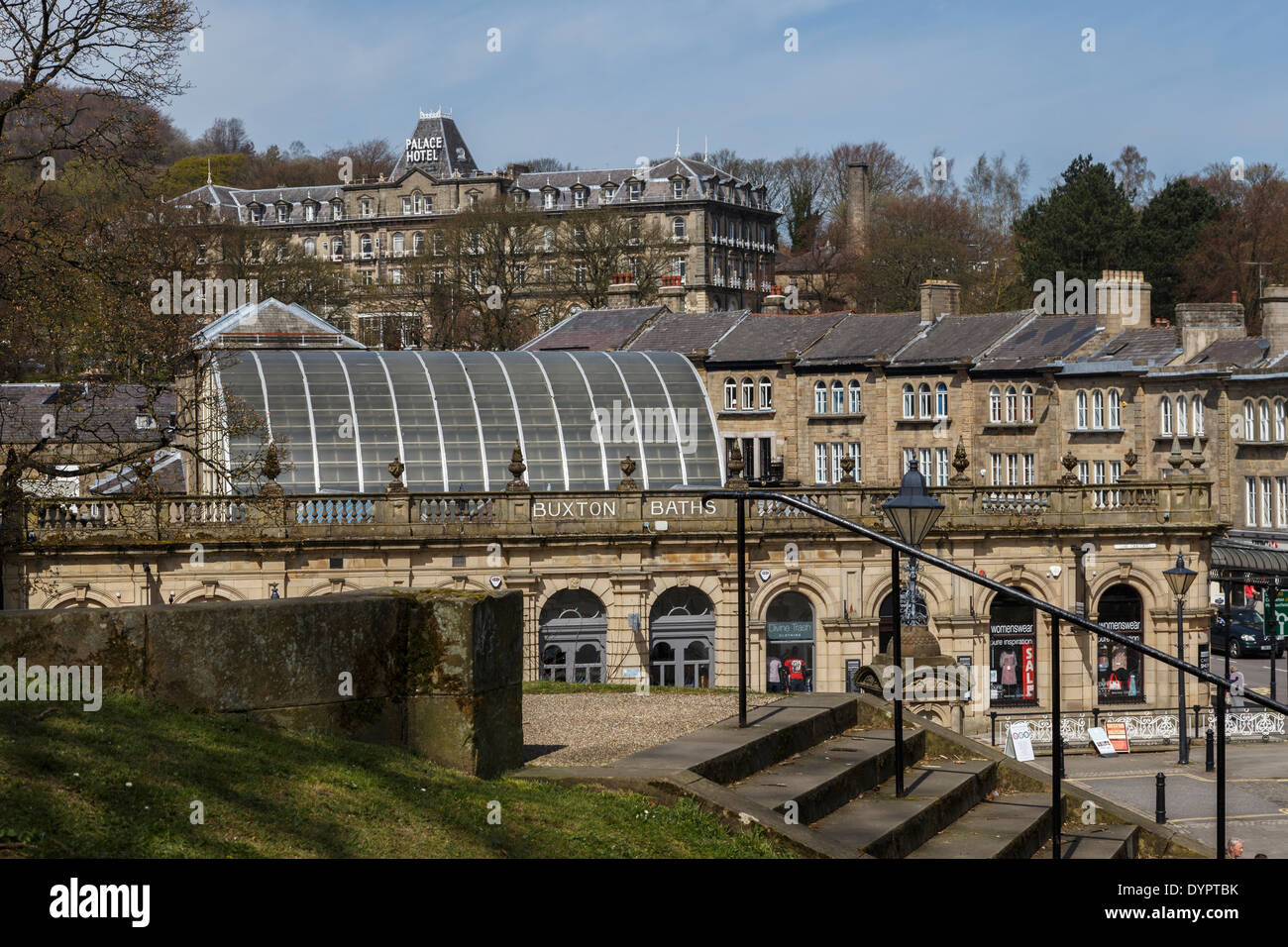 Buxton Stadt Derbyshire England uk Stockfoto