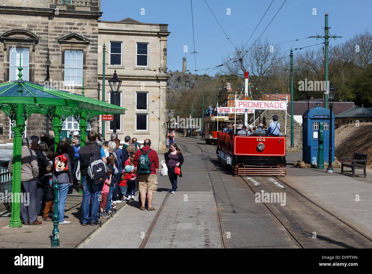 Crich Tramway Village Derbyshire England uk Stockfoto