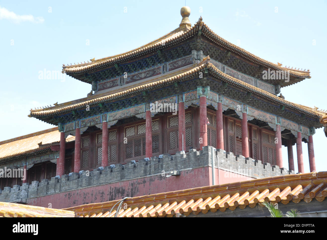 Verboten, Stadt, Beijing, China, ein UNESCO-Weltkulturerbe. Stockfoto