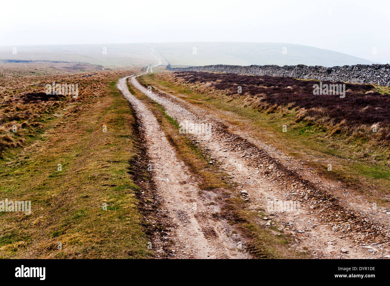 Die Cleveland Way National Trail in der Nähe von Kepwick, Osmotherly, North York Moors National Park, UK Stockfoto