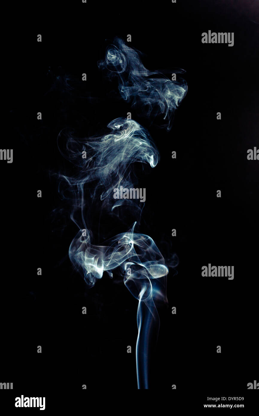 Wanderwege zu rauchen Stockfoto