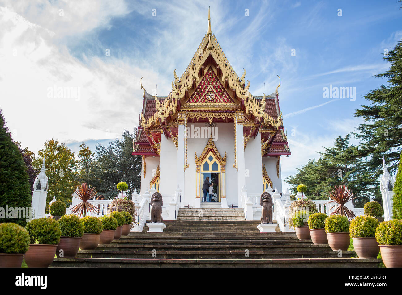 Der Buddhapadipa-Tempel in Wimbledon, London Stockfoto