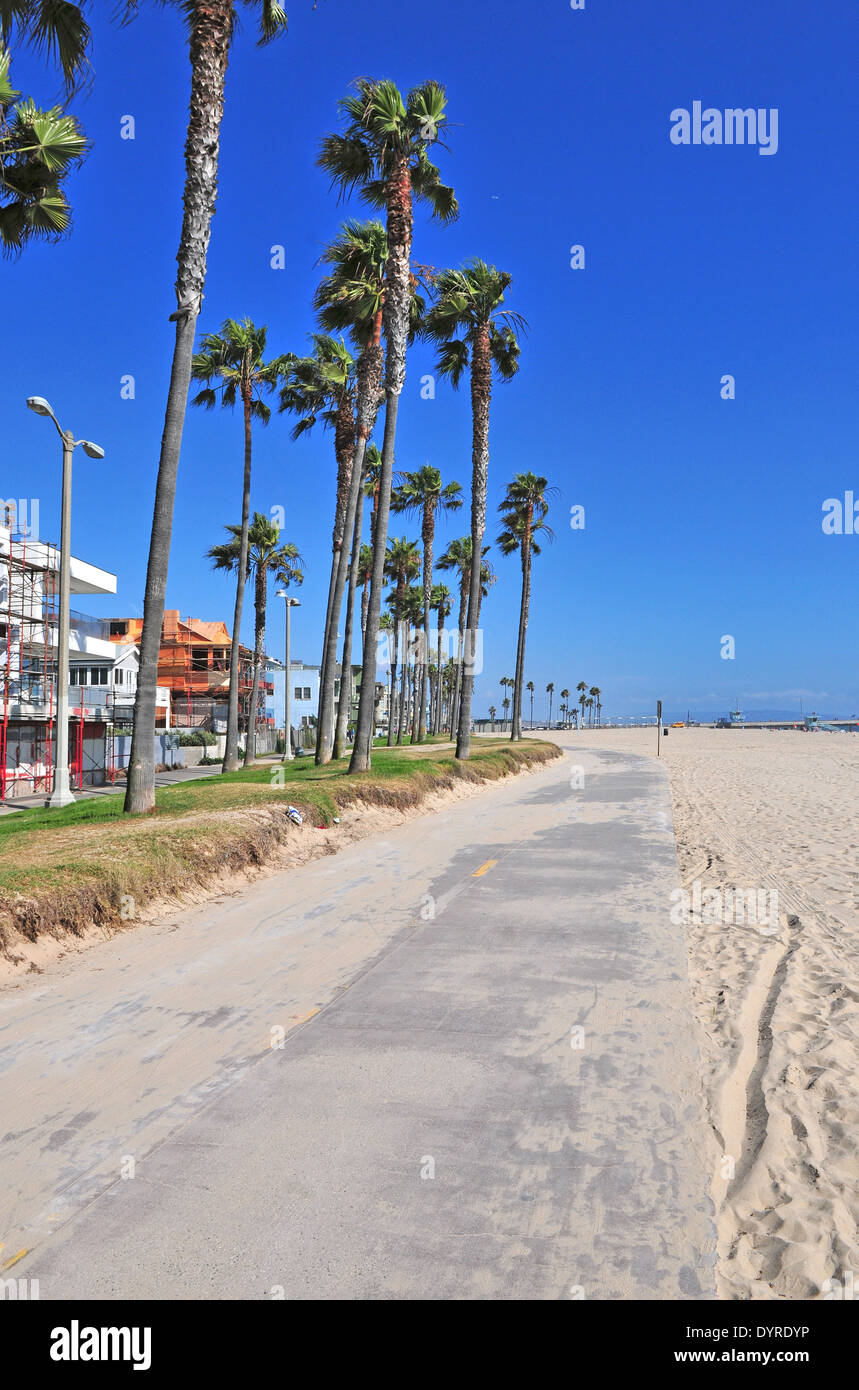 Strand-Szene in Südkalifornien Stockfoto