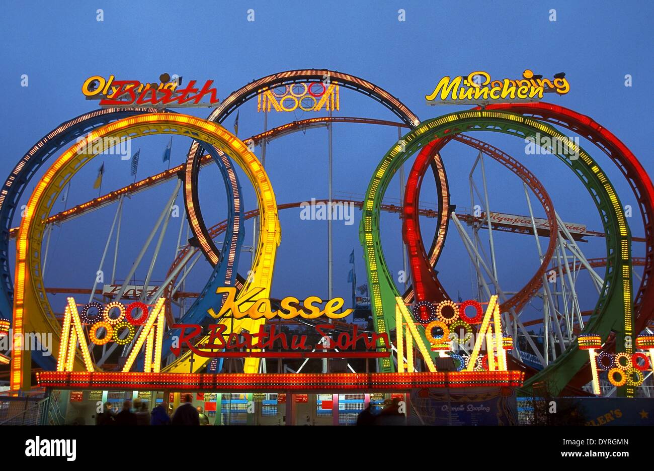 Oktoberfest in München, 2000 Stockfoto