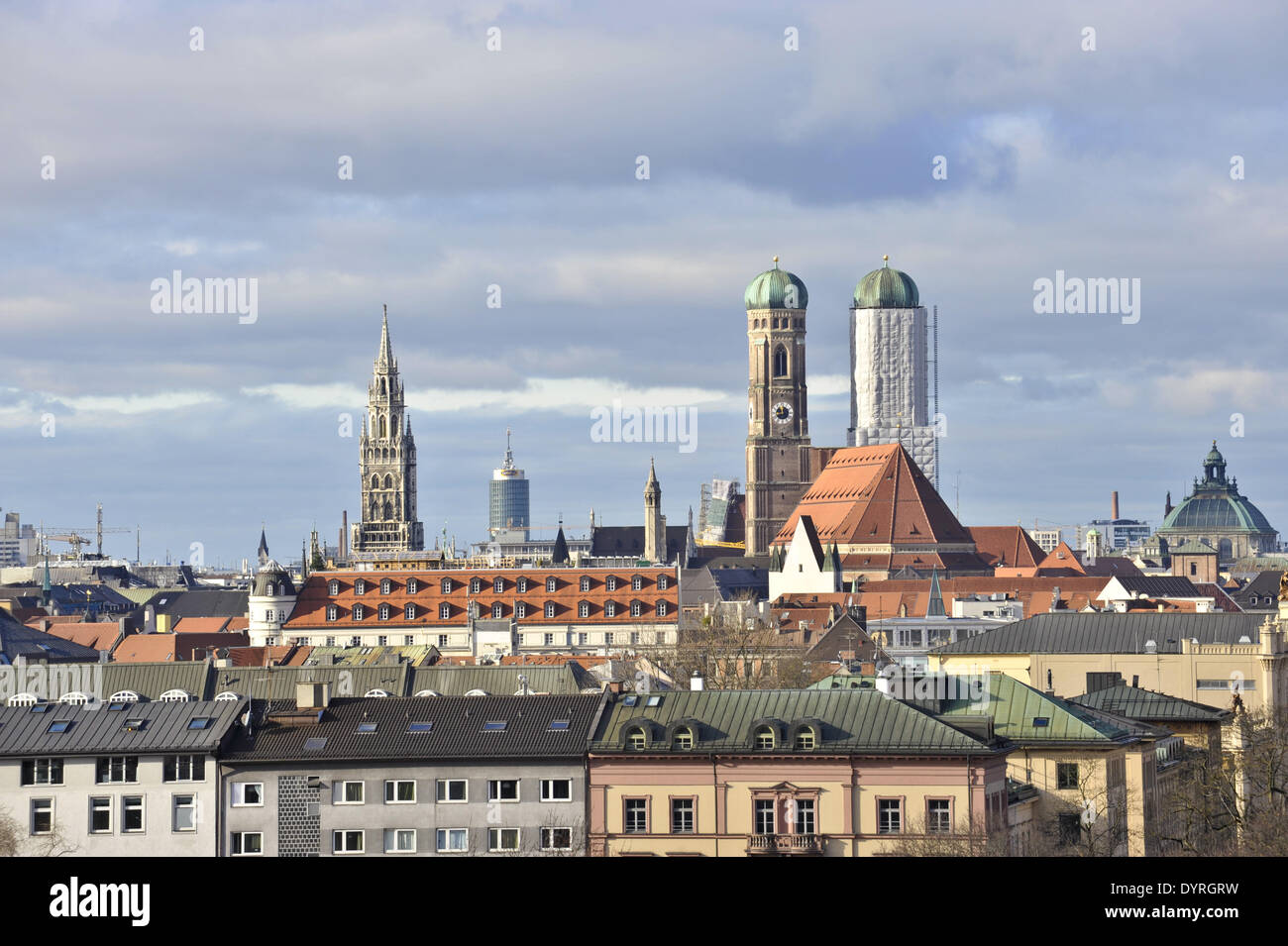 Ansicht von München, 2011 Stockfoto
