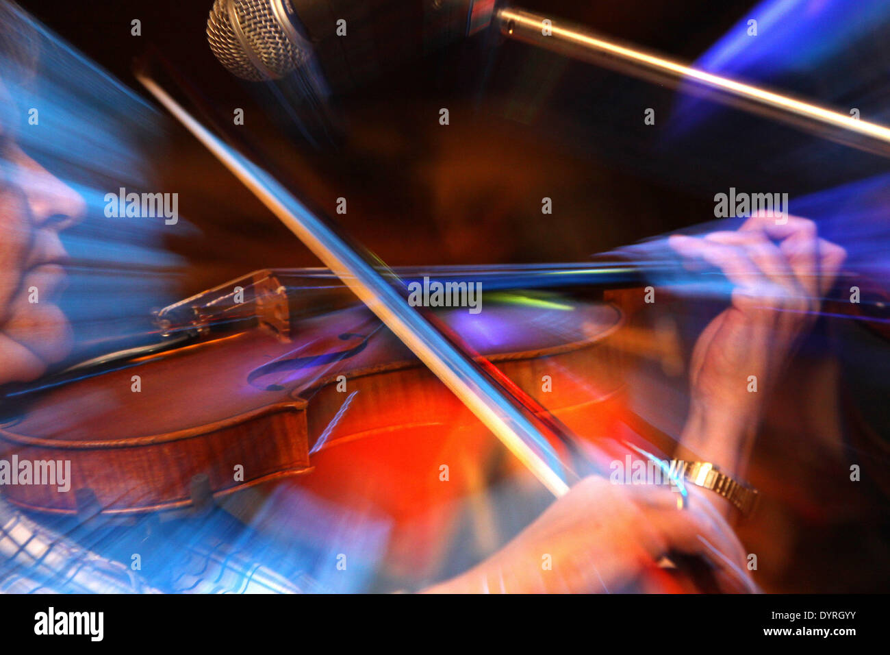 Country-Musik im Oklahoma Saloon in München, 2011 Stockfoto