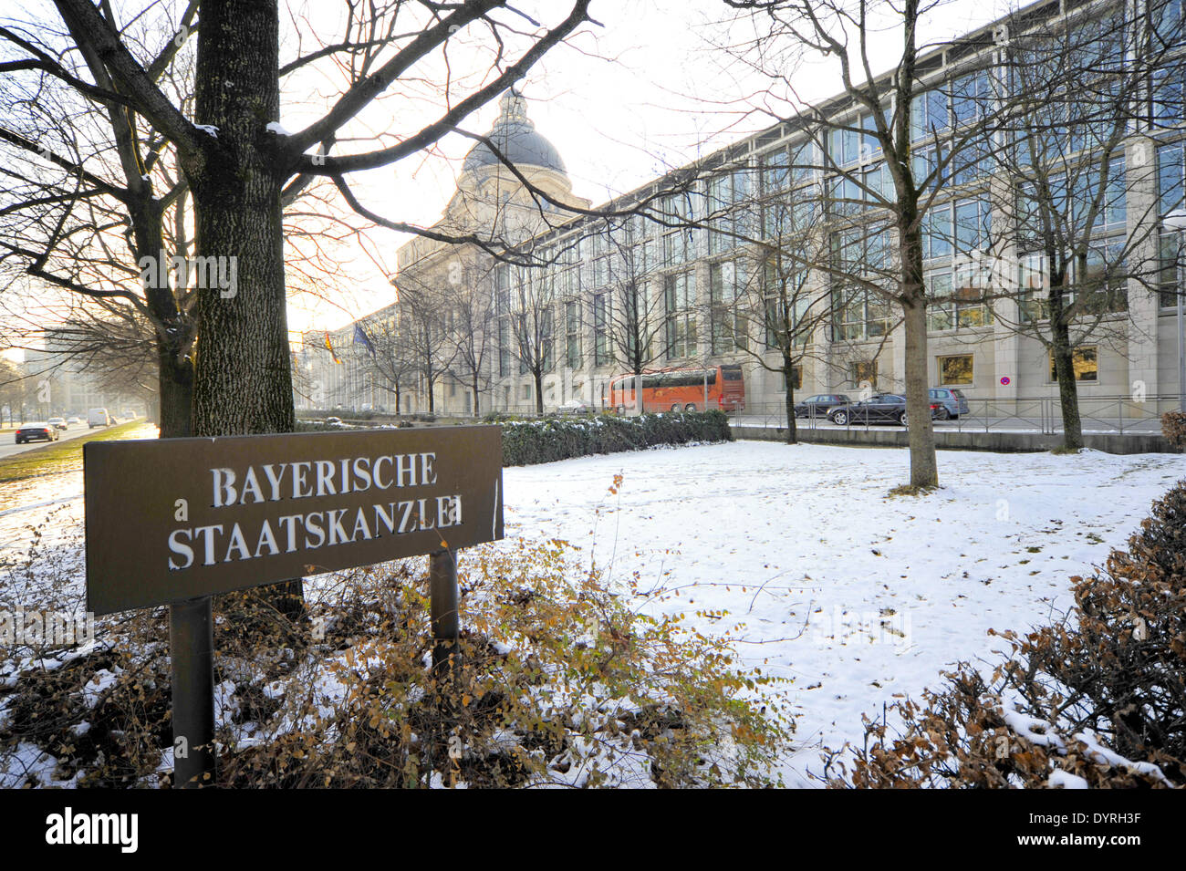 Der Bayerischen Staatskanzlei in München, 2011 Stockfoto